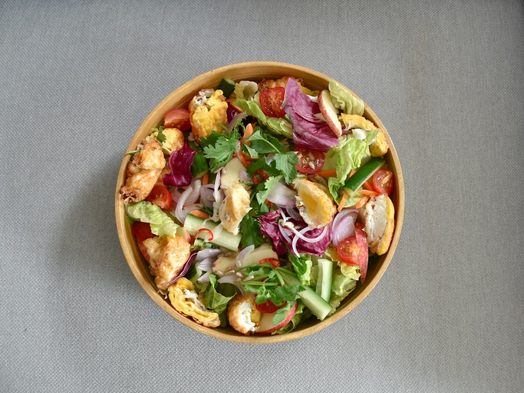 Salade verte riche en nutriments